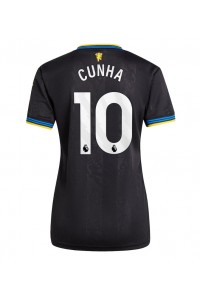 Manchester United Matheus Cunha #10 Voetbaltruitje 3e tenue Dames 2025-26 Korte Mouw